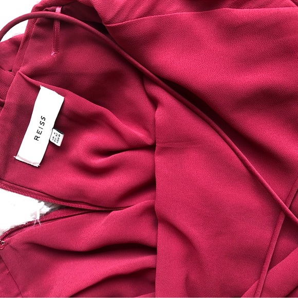 Reiss US size 0 Raspberry backless dress - Picture 5 of 5